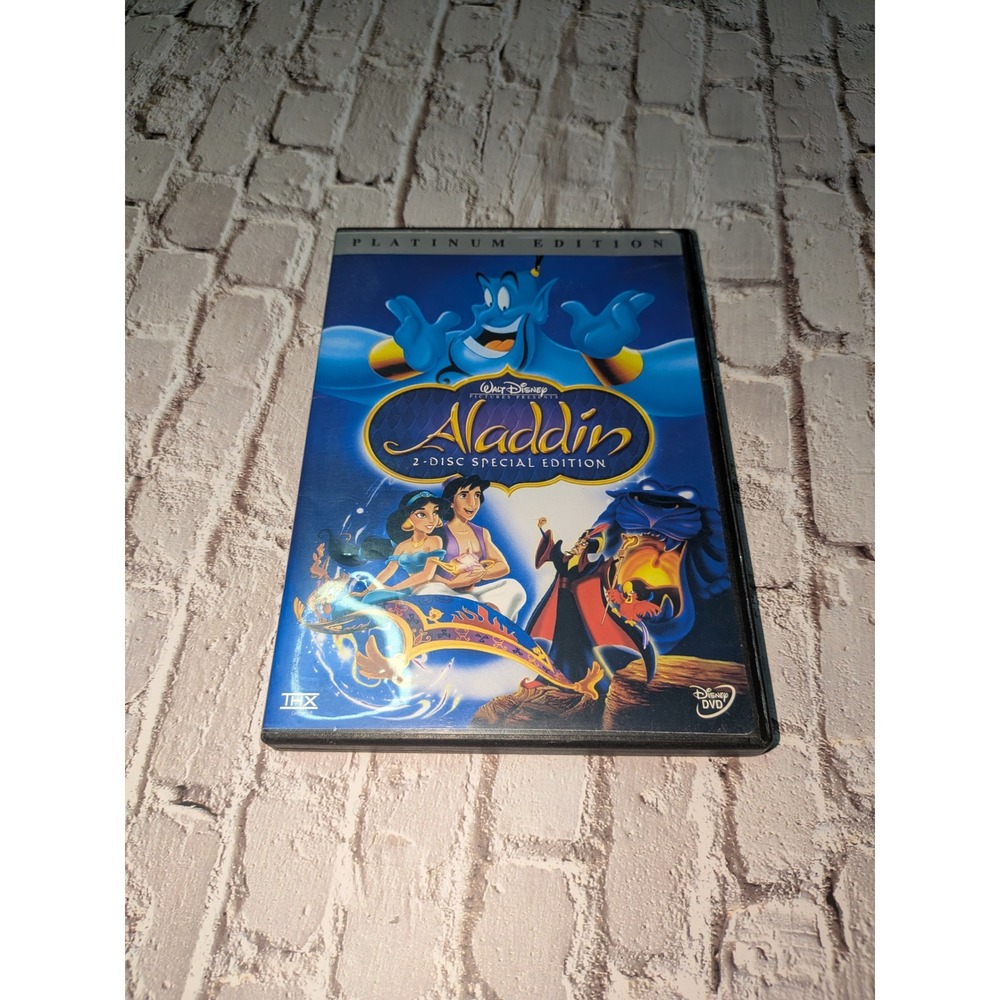 Disney Aladdin DVD Platinum Edition 2-Disc Special Edition Animated Movie